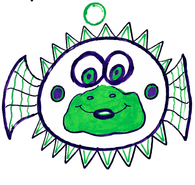 Finn the Pufferfish artwork